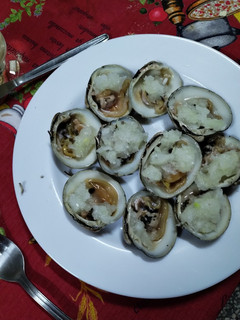 Una foto de Almejas frescas con estilo