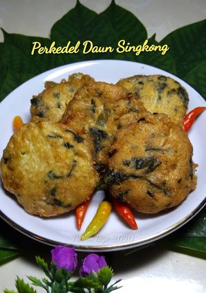 Foto resep Perkedel Daun Singkong