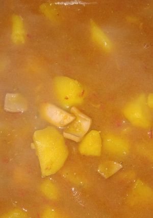 Una foto de Patatas con potarros