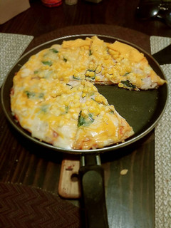 Una foto de Pizza de coliflor