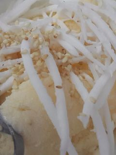 Hình của món Kem dừa.