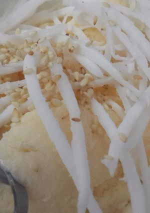 Hình của món Kem dừa.