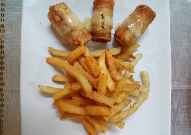 Resep Sosis roll &amp; kentang goreng, Sempurna