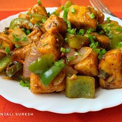 A picture of Chilli Paneer !!.