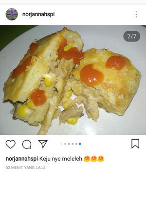 Foto resep Roti isi ala pizza