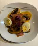 Escabeche de portobellos con curry