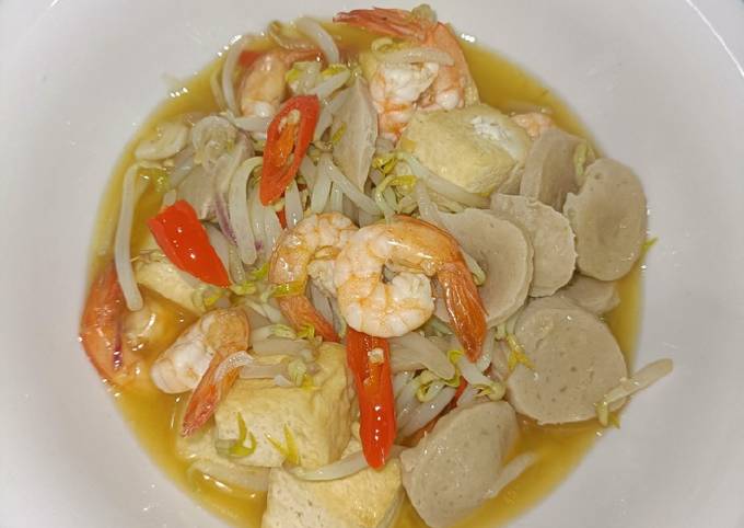 Resep Tumis Tauge Udang Bakso Oleh Risa Ayu Cookpad