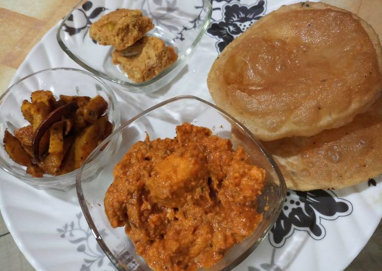 Easiest Way to Make Perfect Poori paneer