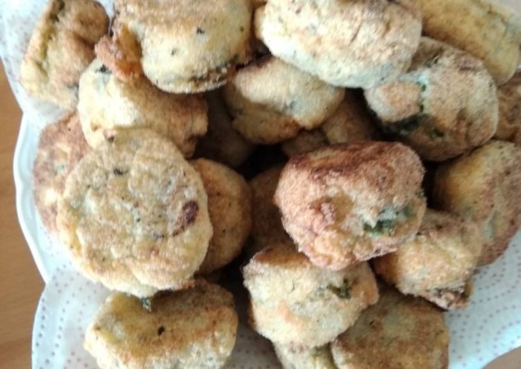 Croquetas de espinaca y queso azul
