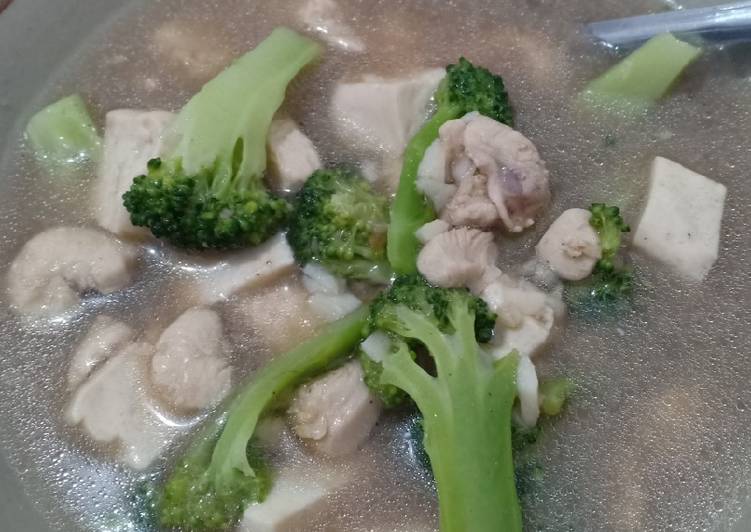 Cara memasak Ca brokoli tahu ayam, Bikin Ngiler