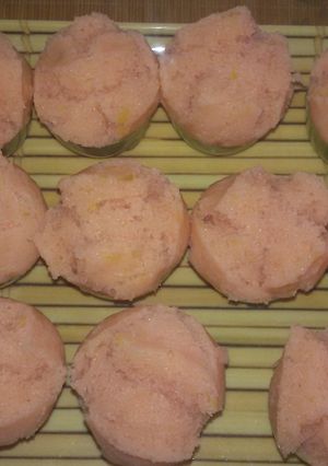 Foto resep Kue mangkok/Apem Syrup Ubi Jalar
