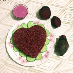 Beetroot Rice A picture of Beetroot Rice.