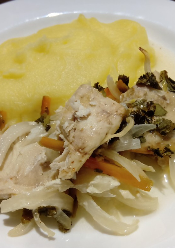 Una foto de Pescado en escabeche al horno fácil y rico