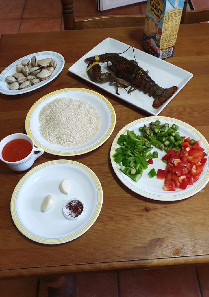 Una foto de Arroz caldoso con bogavante