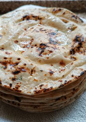 A picture of Heat Meets The Wheat - Turbo Naan. Spicy Tongue Tester.