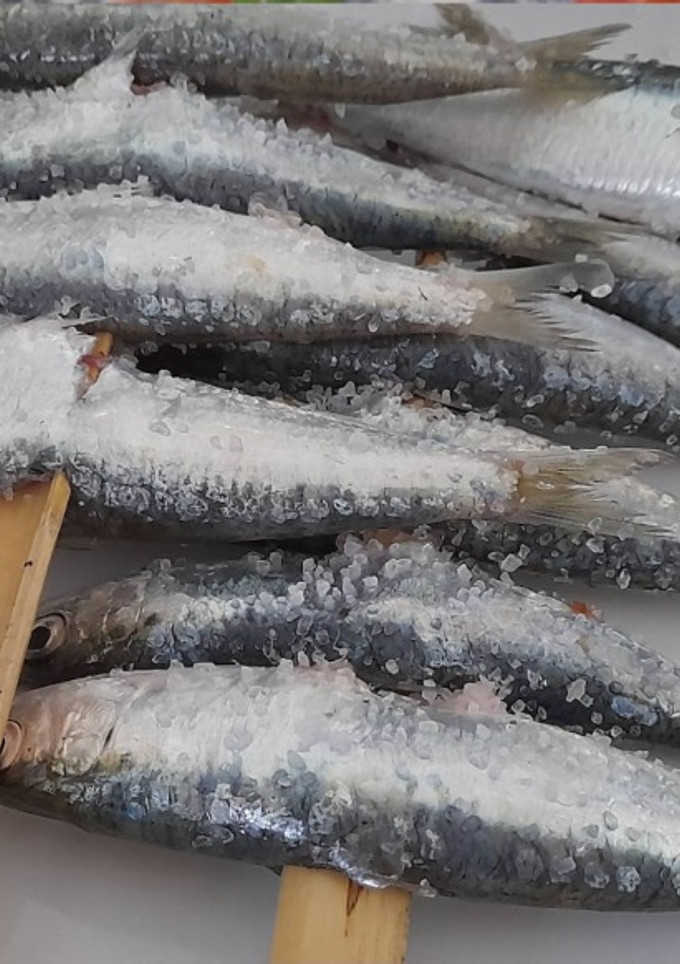 Una foto de Espetos de sardinas