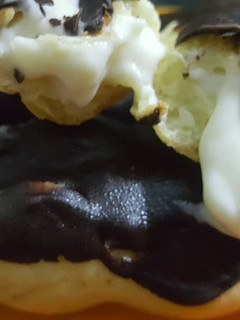 A picture of Cream Cheese Eclairs | Chocolate Eclairs.