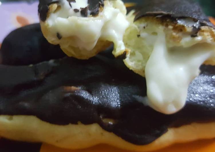 Step-by-Step Guide to Prepare Perfect Cream Cheese Eclairs | Chocolate Eclairs