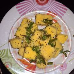 Dhokla A picture of Dhokla.