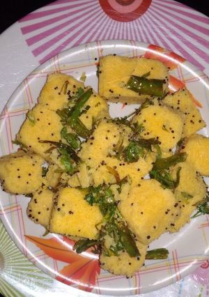 A picture of Dhokla.