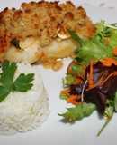 Lombos de bacalhau com broa