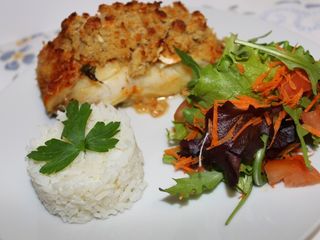 Lombos de bacalhau com broa