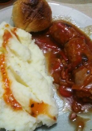 Una foto de Chorizo a la pomarola