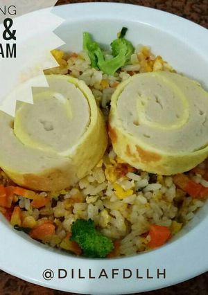 Foto resep Nasi Goreng Sayur & Rolade Ayam #Maree