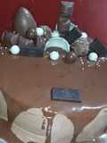 Rico pastel de chocolate