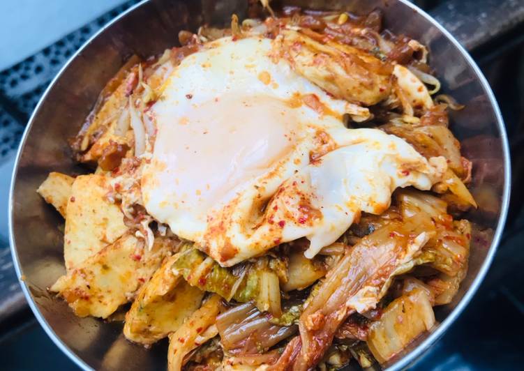 urutan Membuat Kimchi-jjigae ala emak Anti Gagal