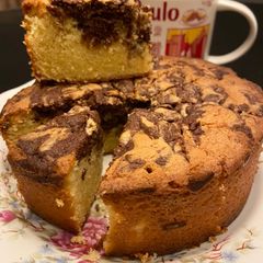 A picture of Indo Marble Cake with Coconut Flour.