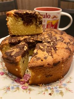 A picture of Indo Marble Cake with Coconut Flour.