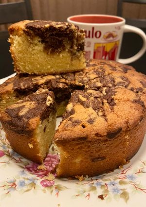 A picture of Indo Marble Cake with Coconut Flour.