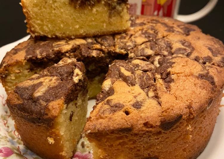 How to Prepare Quick Indo Marble Cake with Coconut Flour