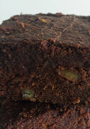 Una foto de Brownie/gluten free