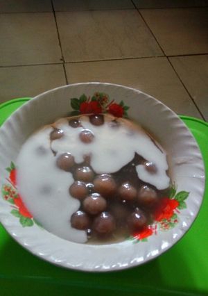 Foto resep Bubur biji salak ubi ungu tanpa pewarna