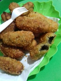 Foto resep Kroket kentang wortel isi coklat
