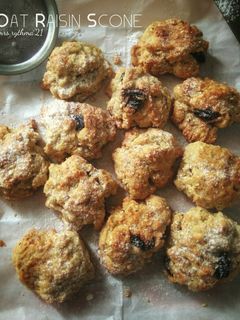 Foto resep Oat Raisin Scones