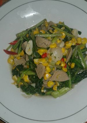 Foto resep Tumis Caisin Jagung Baso