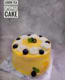 Lemon Tea Sponge Cake