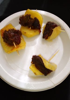 A picture of Beef and potatoe bite.