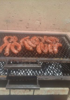 A picture of Braai wors.