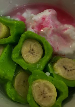 Foto resep Es Pisang Ijo 🍧 (dijamin kulitnya lembut)