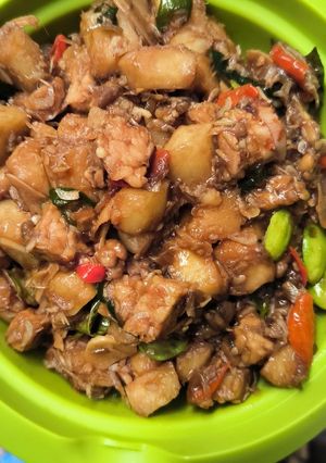 Foto resep Sambal goreng keladi /mbote