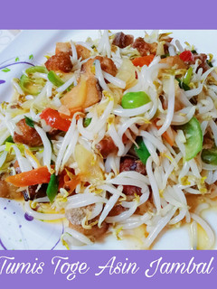 Foto resep Tumis Toge Asin Jambal