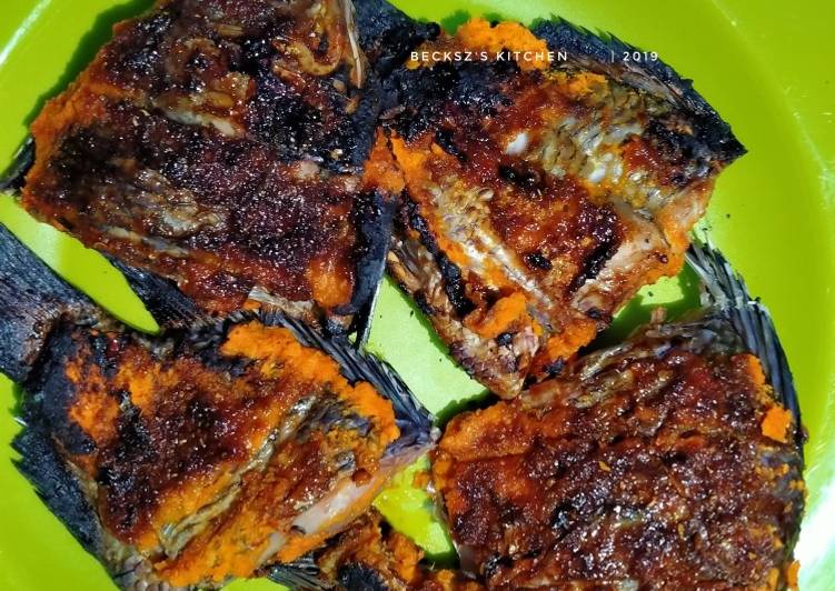 15. Mujaer Bakar Bumbu Padang