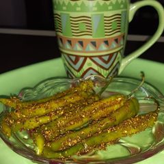 A picture of Stuffed green chilli - Instant.