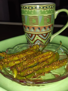 A picture of Stuffed green chilli - Instant.