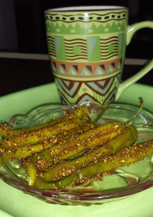 A picture of Stuffed green chilli - Instant.