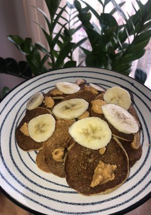 🥞Fitt banános palacsinta🍌 recept fotója